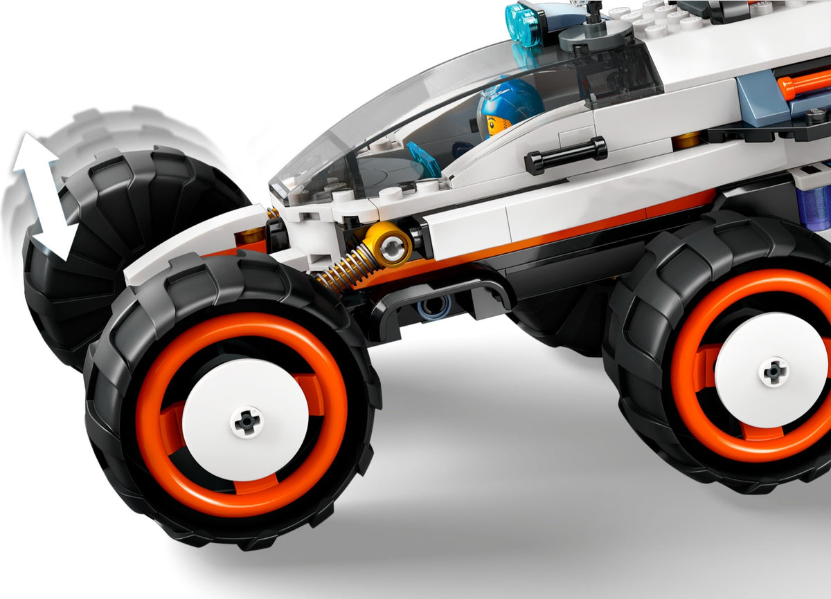 LEGO City: City Space Explorer Rover and Alien Life Building Toys Set for 6 Plus Year Old Boys, Girls & Kids with Astronaut Minifigures, Toy Robot and Alien Figures for Imaginative Play, Birthday Gift 60431 (60431) - New Sealed - minifigures