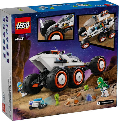 LEGO City: City Space Explorer Rover and Alien Life Building Toys Set for 6 Plus Year Old Boys, Girls & Kids with Astronaut Minifigures, Toy Robot and Alien Figures for Imaginative Play, Birthday Gift 60431 (60431) - New Sealed - alternate view