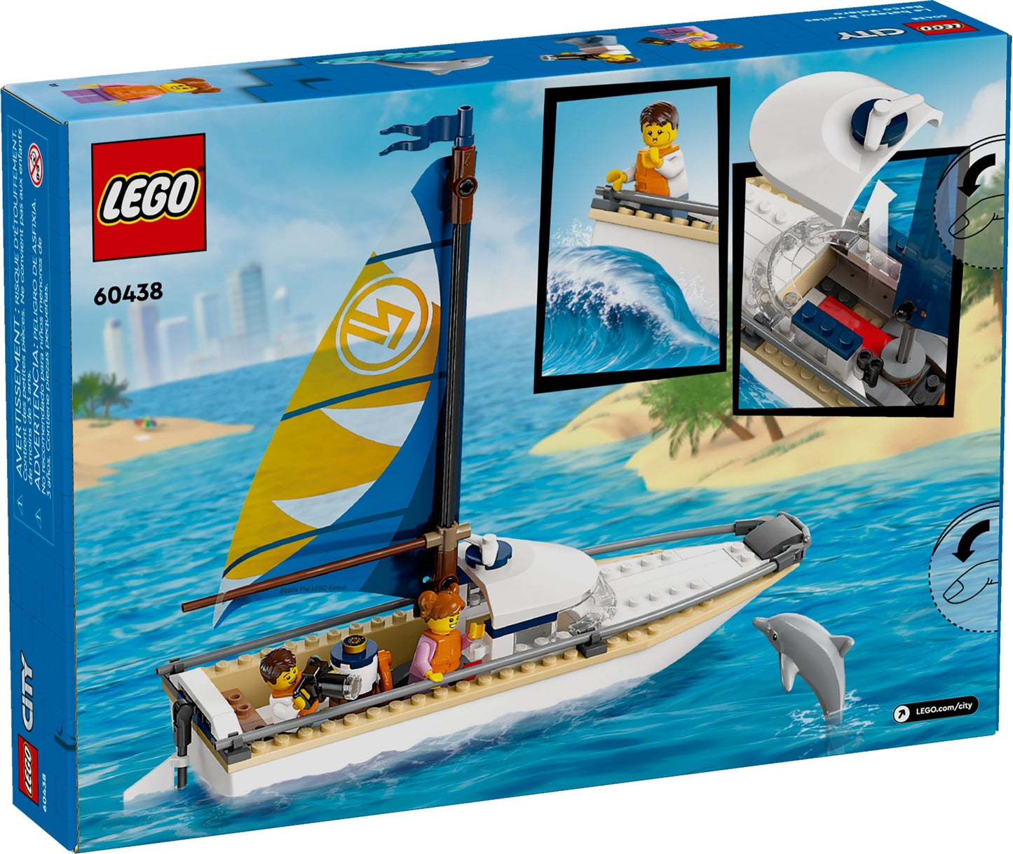 LEGO City: Sailboat (60438) - New Sealed - alternate view