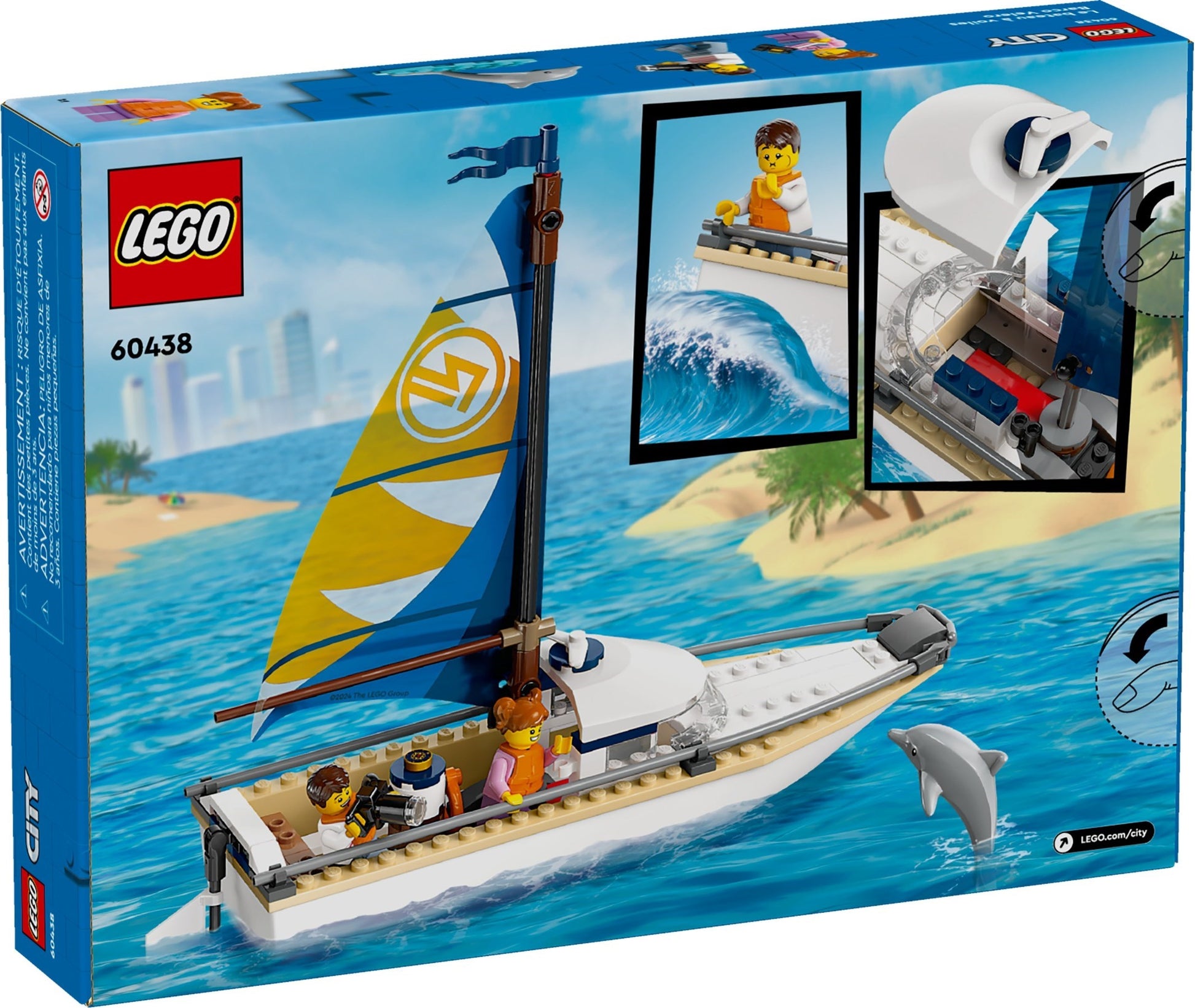 LEGO City: Sailboat (60438) - New Sealed - alternate view