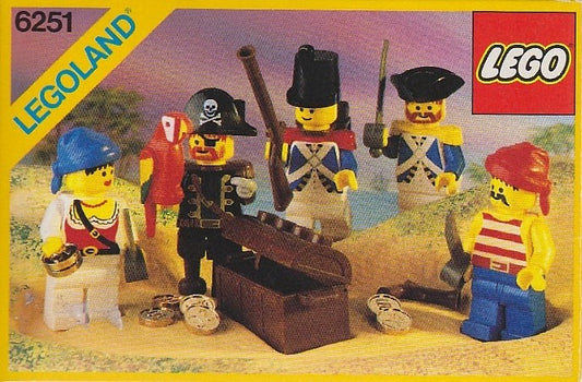 LEGO Pirates: Pirate Minifigures (6251) - Complete - box front