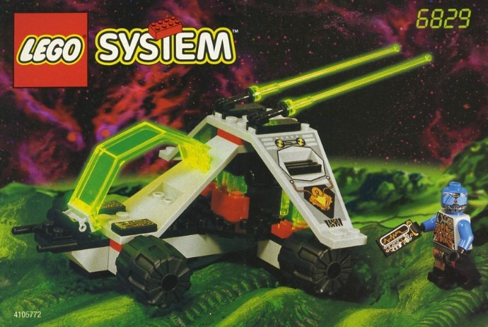 LEGO Space: Radon Rover (6829) - New Sealed - box front