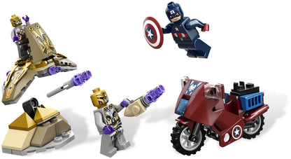 LEGO Super Heroes Marvel: Captain America's Avenging Cycle (6865) - New Sealed - minifigures