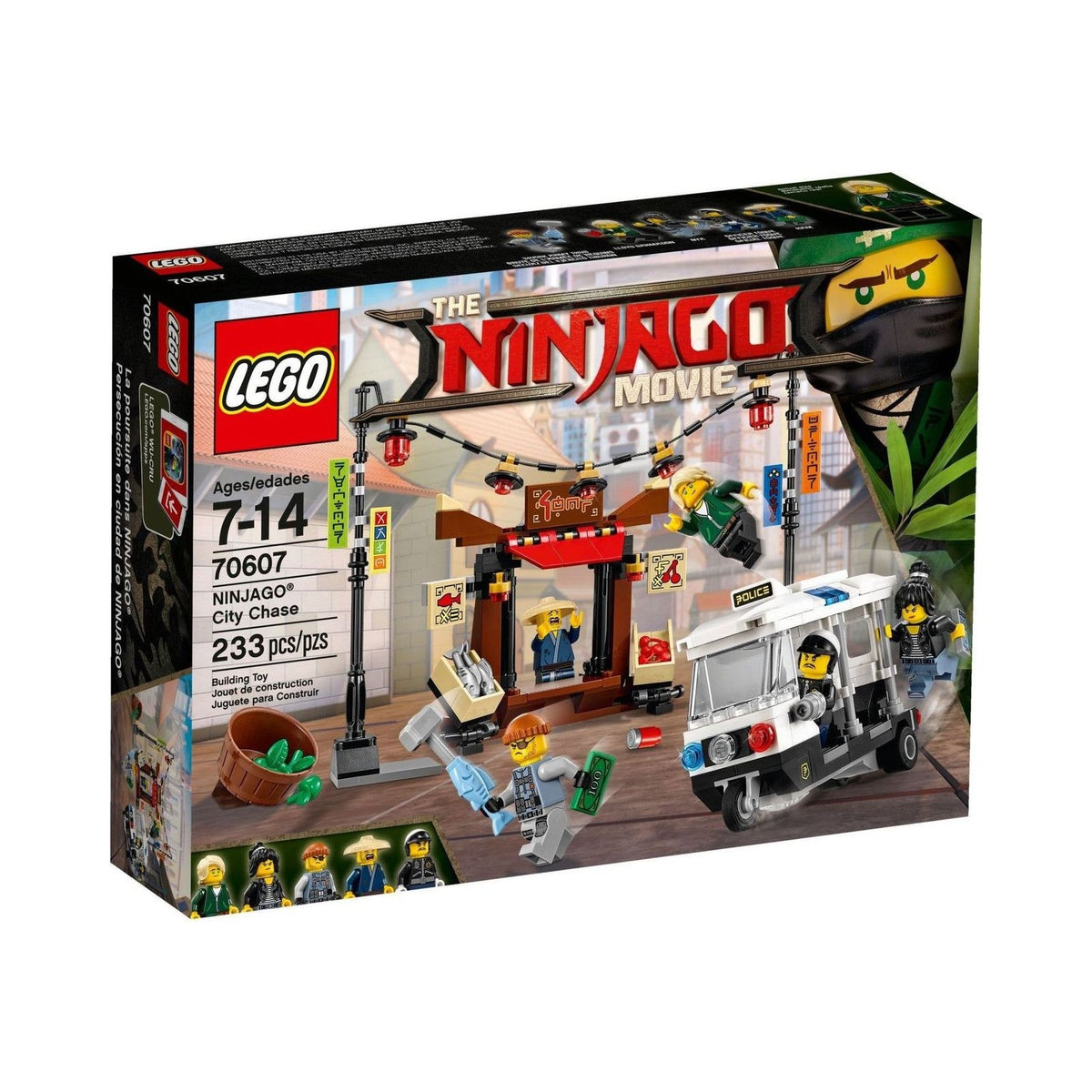 LEGO Ninjago: NINJAGO City Chase (70607) - New Sealed - box front