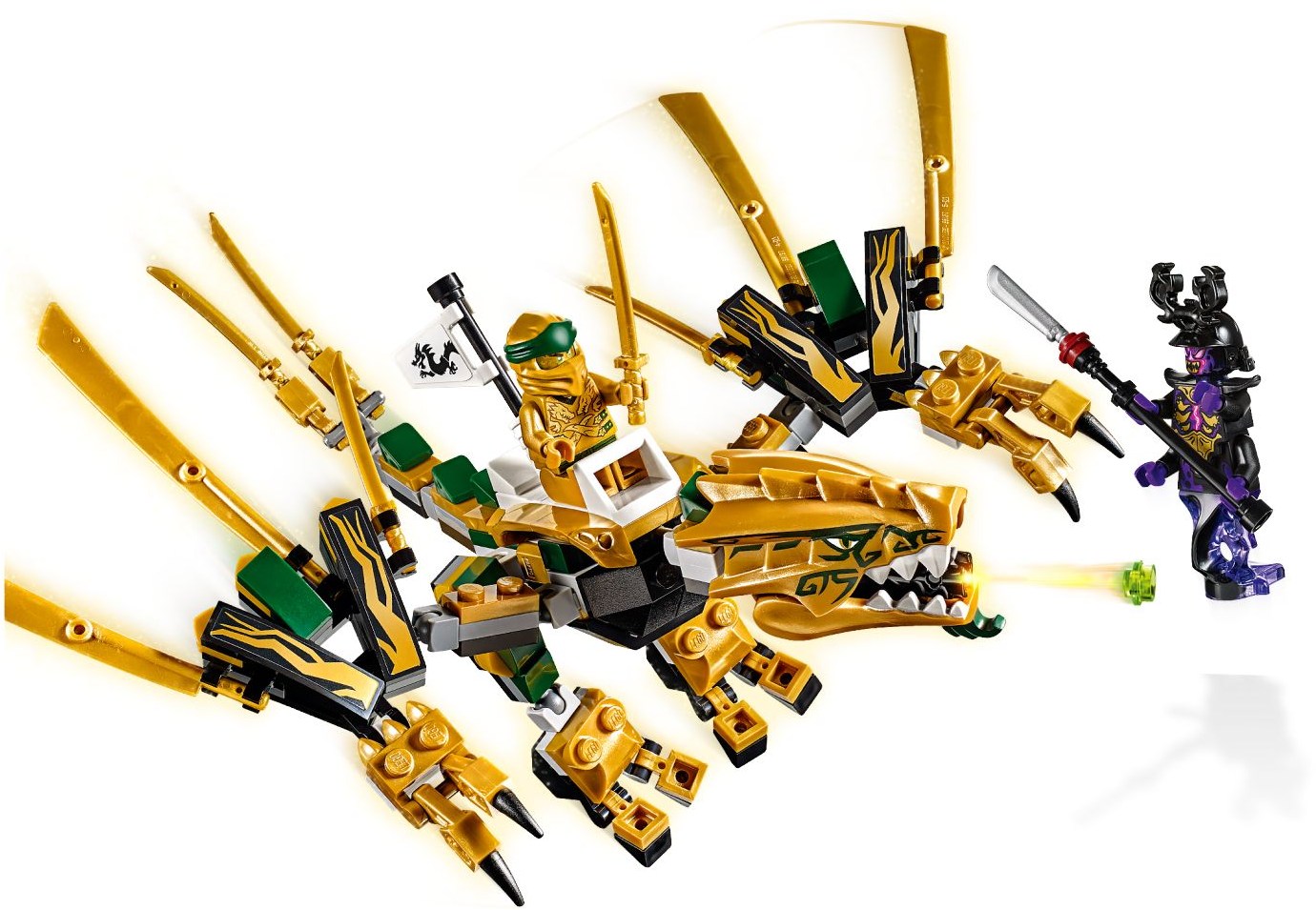 LEGO Ninjago: The Golden Dragon (70666) - New Sealed - built set