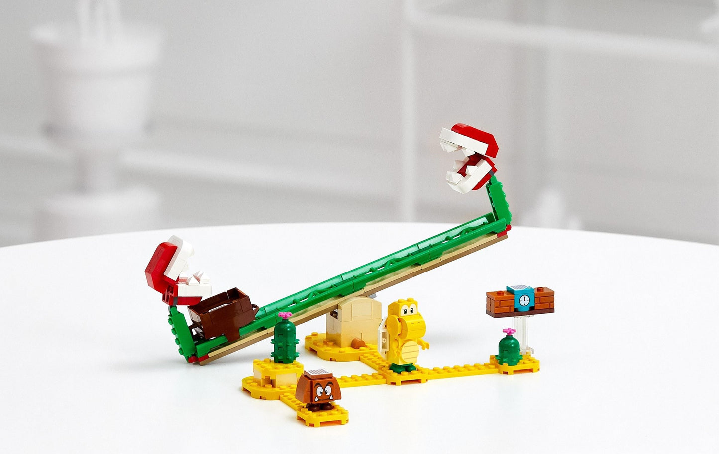 LEGO Super Mario: Super Mario Piranha Plant Power Slide Expansion Set 71365; Building Kit for Kids to Combine with The Super Mario Adventures with Mario Starter Course (71360) Playset, New 2020 (217 Pieces) (71365) - New Sealed - built set