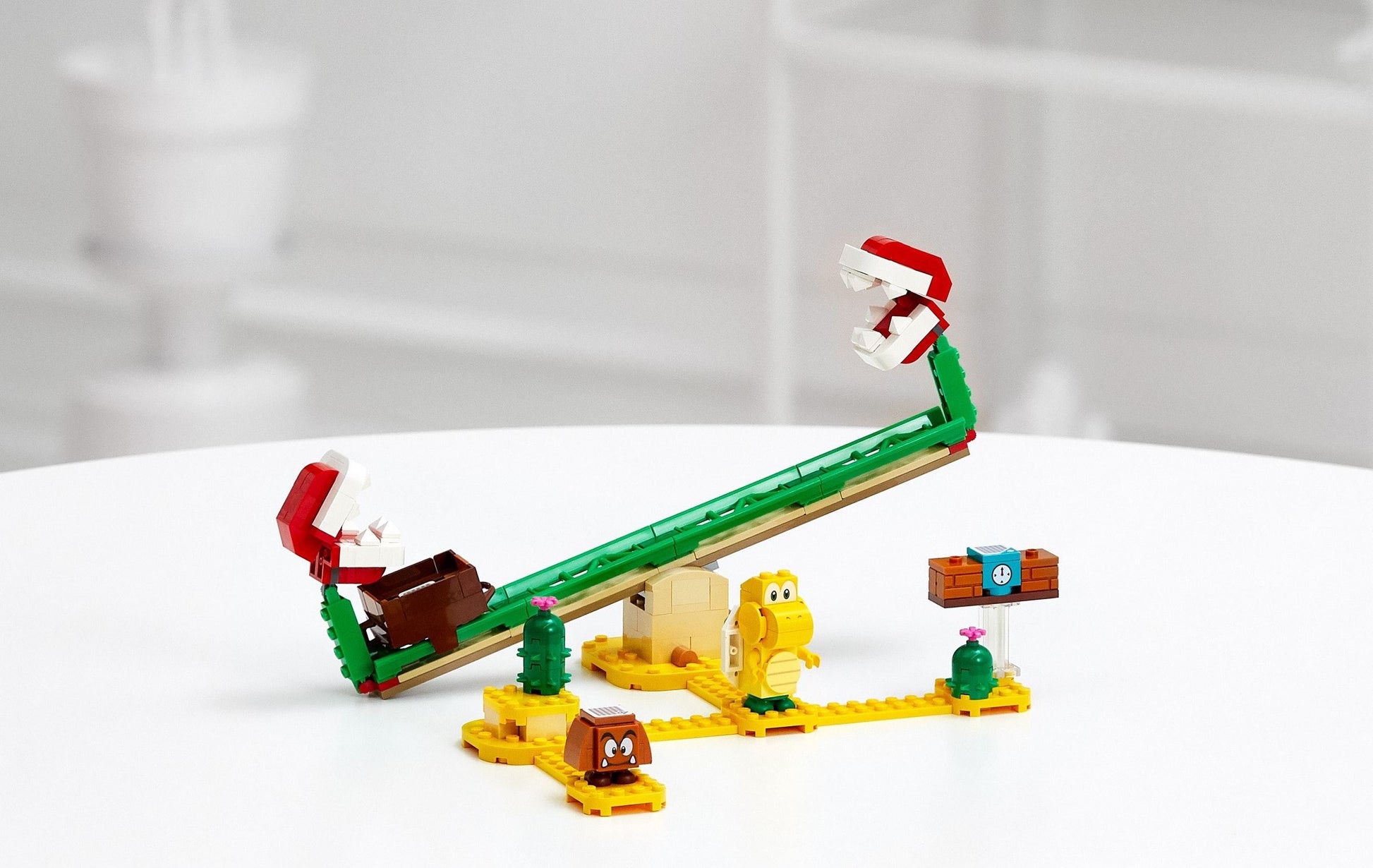 LEGO Super Mario: Super Mario Piranha Plant Power Slide Expansion Set 71365; Building Kit for Kids to Combine with The Super Mario Adventures with Mario Starter Course (71360) Playset, New 2020 (217 Pieces) (71365) - New Sealed - built set
