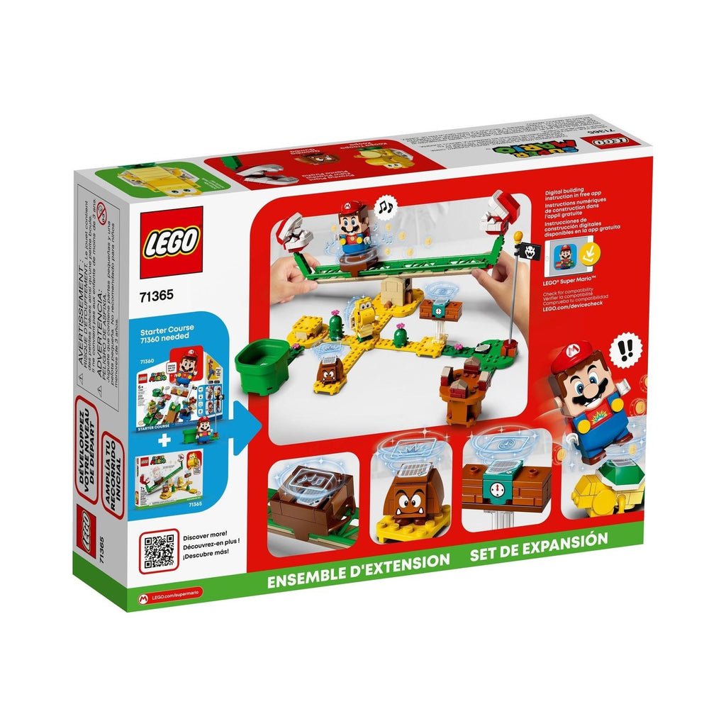 LEGO Super Mario: Super Mario Piranha Plant Power Slide Expansion Set 71365; Building Kit for Kids to Combine with The Super Mario Adventures with Mario Starter Course (71360) Playset, New 2020 (217 Pieces) (71365) - New Sealed - set details