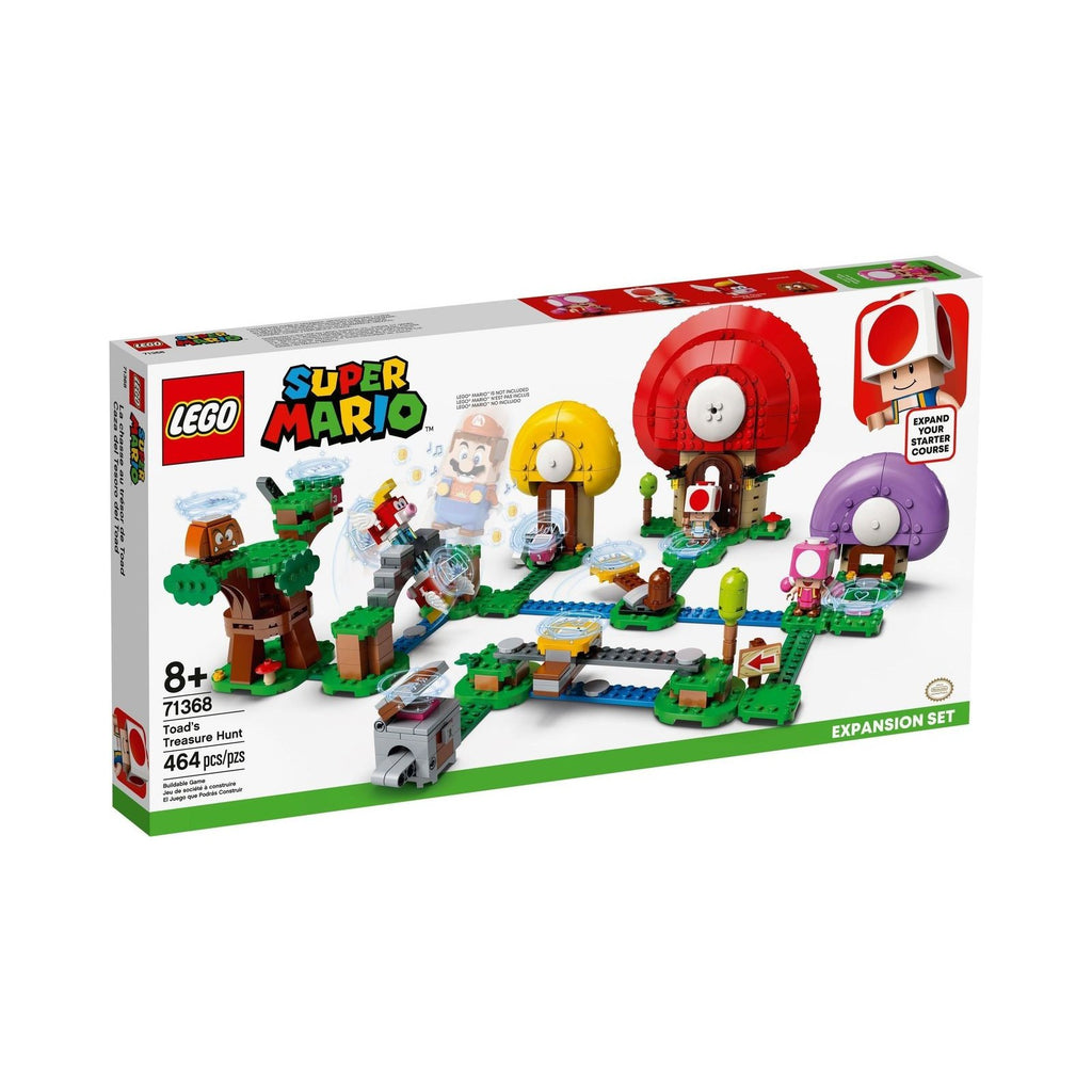 LEGO Super Mario: Toad's Treasure Hunt Expansion Set (71368) - New Sealed - box front