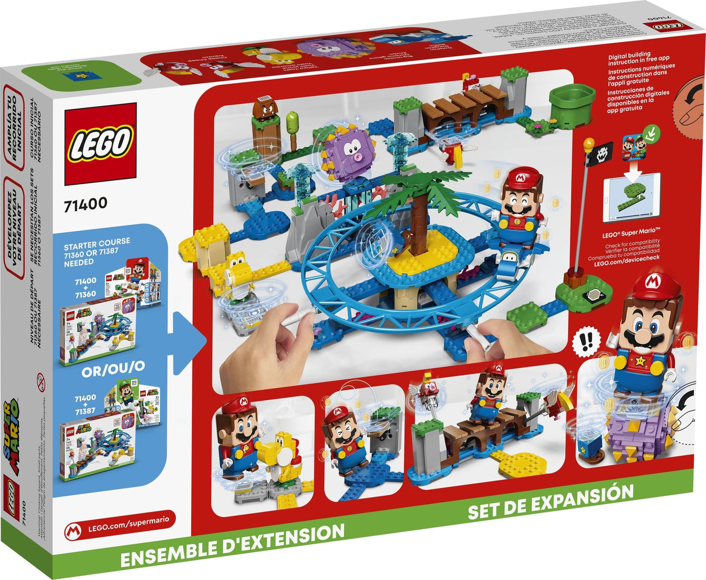LEGO Super Mario: Big Urchin Beach Ride (71400) - New Sealed