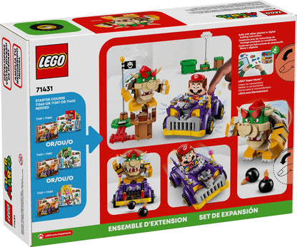 LEGO Super Mario: Bowser's Muscle Car (71431) - New Sealed - minifigures