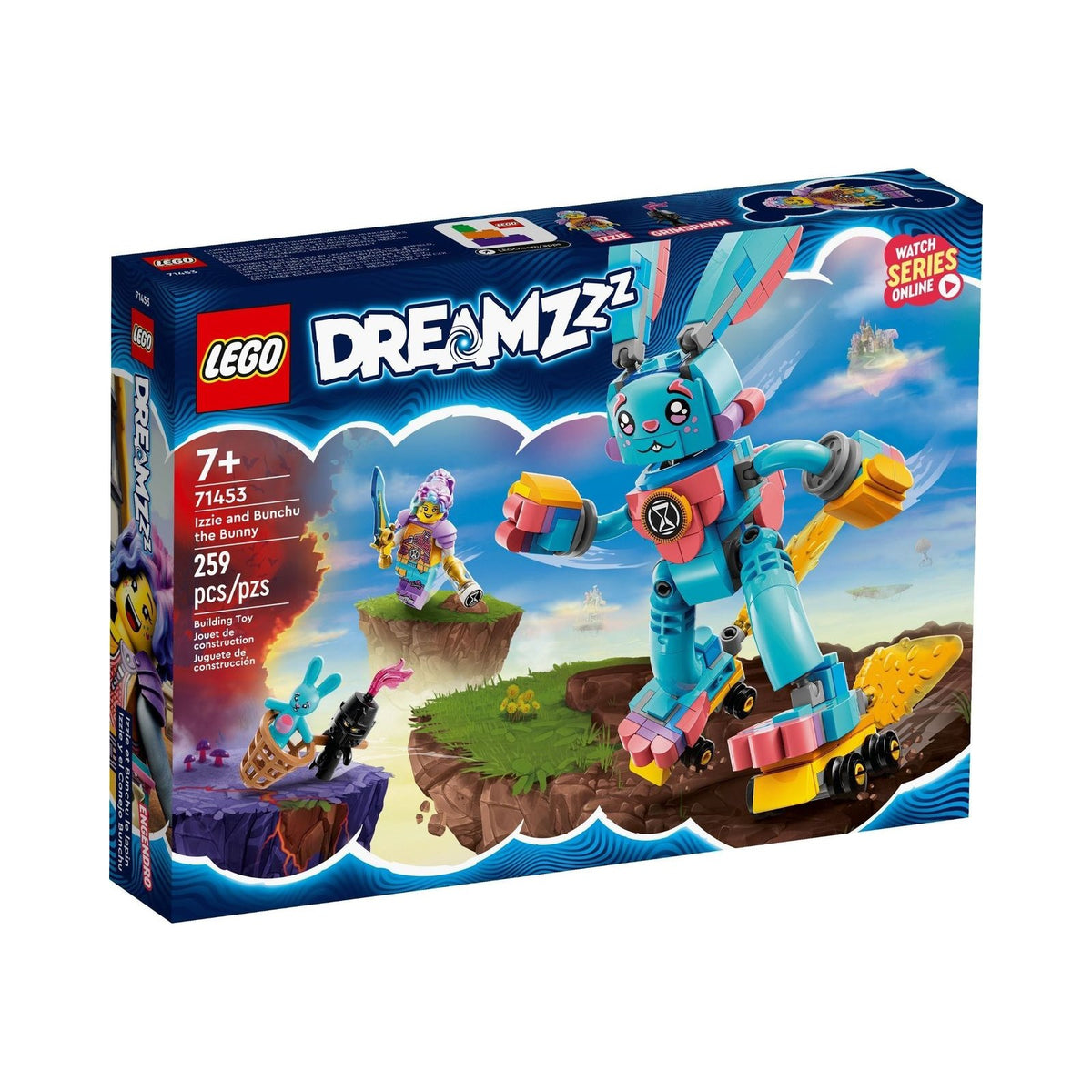 LEGO Dreamzzz: Izzie and Bunchu the Bunny (71453) - New Sealed - box front
