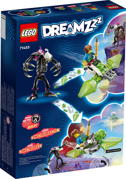 LEGO Dreamzzz: DREAMZzz 2-in-1 Grimkeeper the Cage Monster Figure Set, Transform Z-Blob into Mini-Plane or Hoverbike, With Minifigures from the TV Show, Toys for 7+ Years Old Kids, Boys, Girls 71455 (71455) - New Sealed - built set