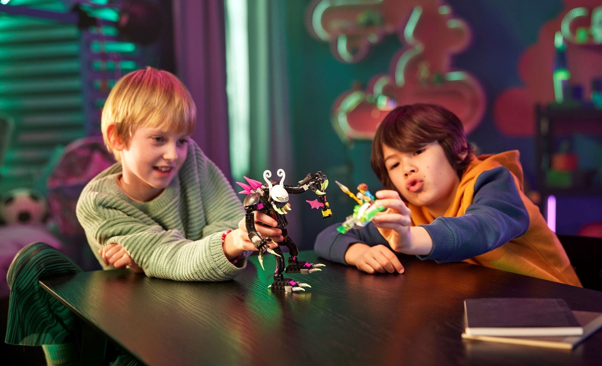 LEGO Dreamzzz: DREAMZzz 2-in-1 Grimkeeper the Cage Monster Figure Set, Transform Z-Blob into Mini-Plane or Hoverbike, With Minifigures from the TV Show, Toys for 7+ Years Old Kids, Boys, Girls 71455 (71455) - New Sealed - minifigures