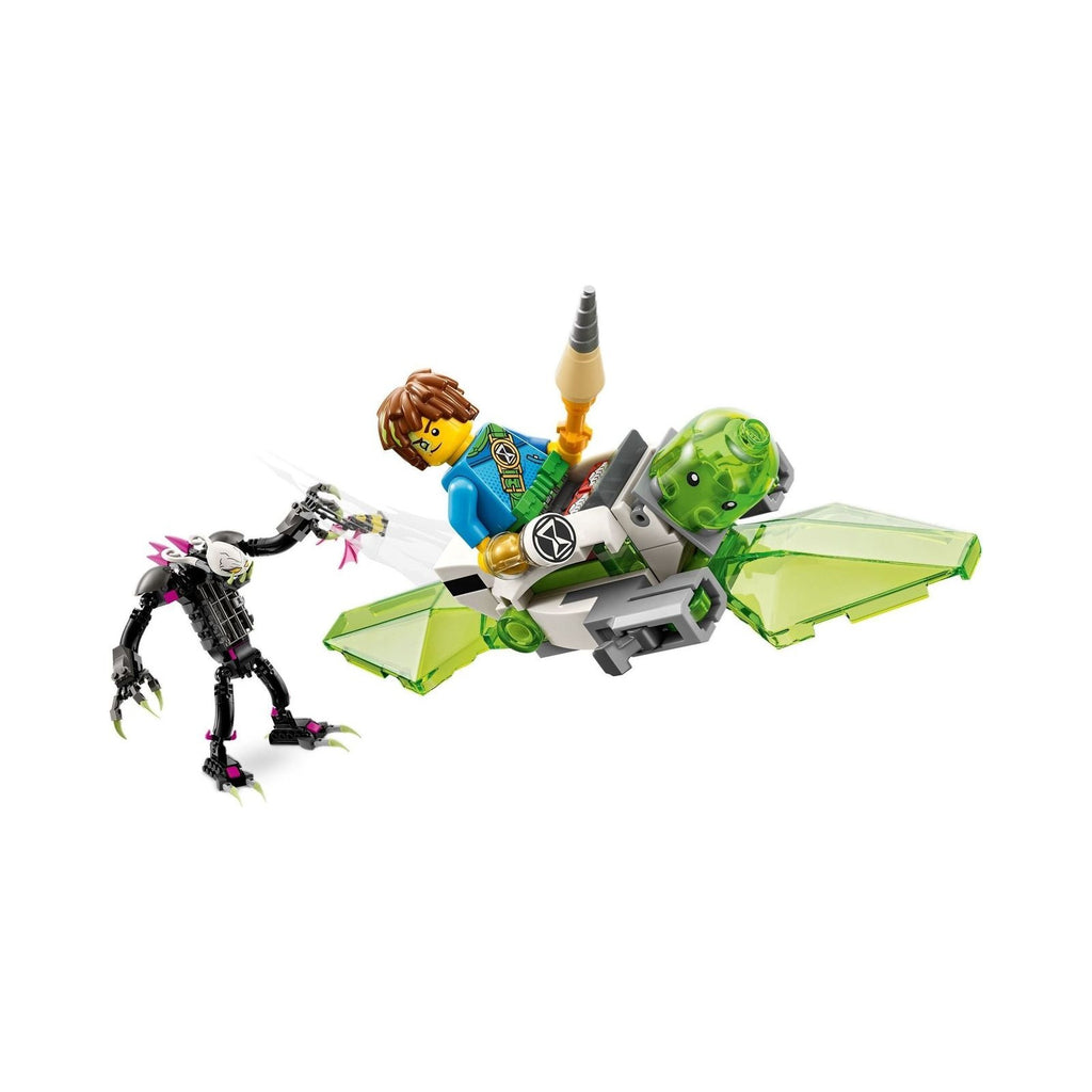 LEGO Dreamzzz: DREAMZzz 2-in-1 Grimkeeper the Cage Monster Figure Set, Transform Z-Blob into Mini-Plane or Hoverbike, With Minifigures from the TV Show, Toys for 7+ Years Old Kids, Boys, Girls 71455 (71455) - New Sealed - rear view