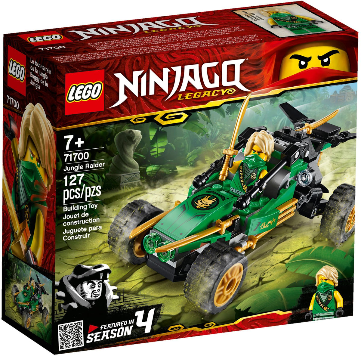LEGO Ninjago: 71700 Ninjago Jungle Raider (71700) - New Sealed - box front