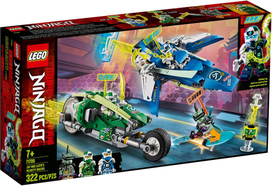 LEGO Ninjago: Jay and Lloyd's Velocity Racers (71709) - New Sealed - box front