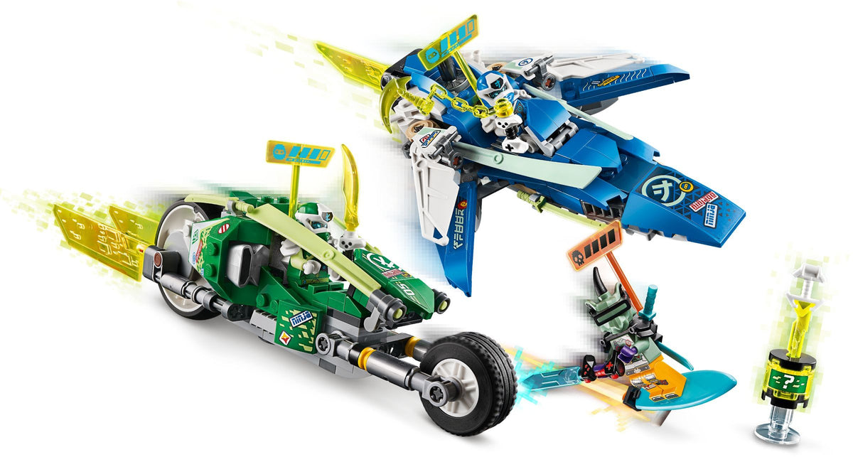 LEGO Ninjago: Jay and Lloyd's Velocity Racers (71709) - New Sealed - built set
