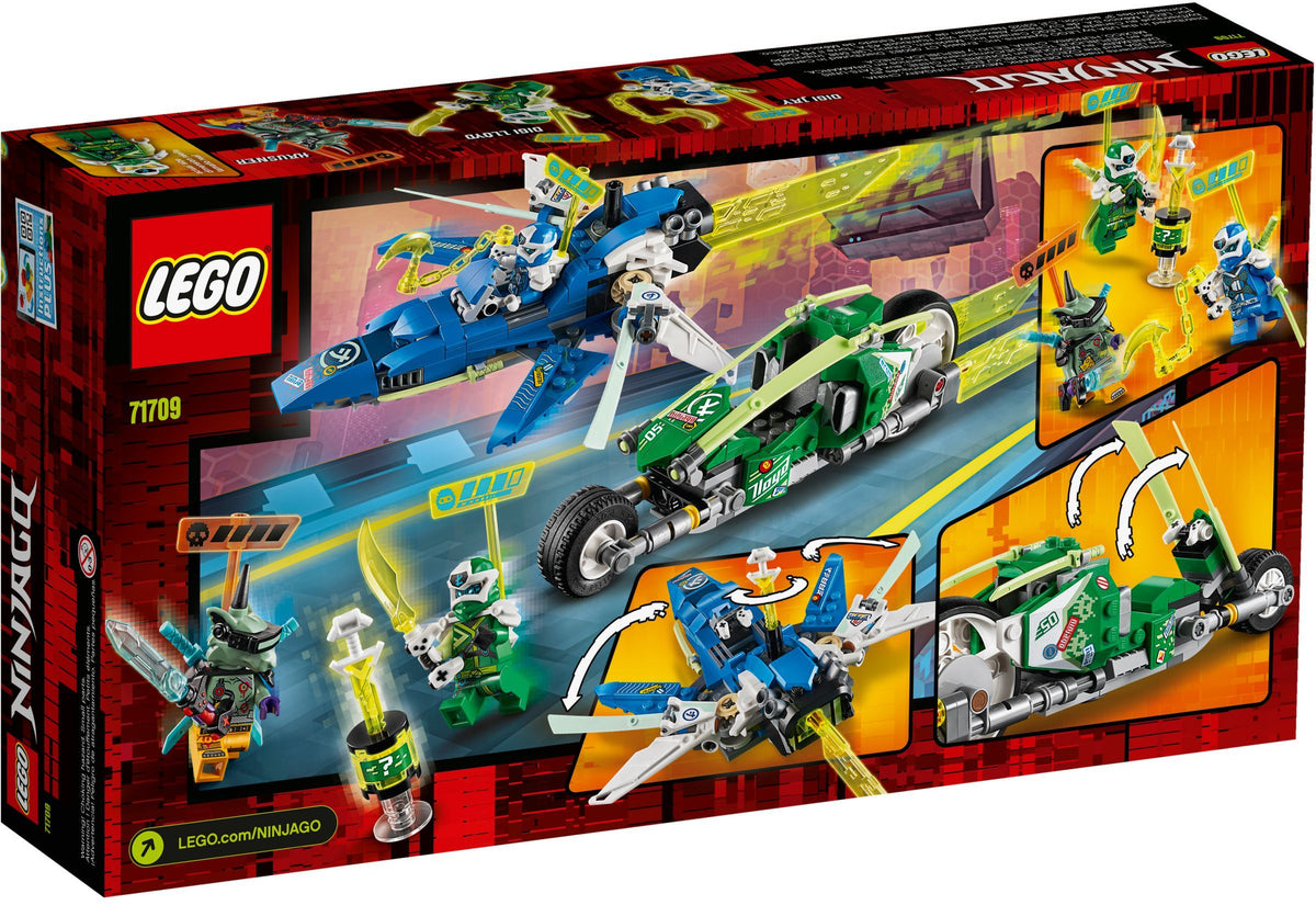 LEGO Ninjago: Jay and Lloyd's Velocity Racers (71709) - New Sealed - set details