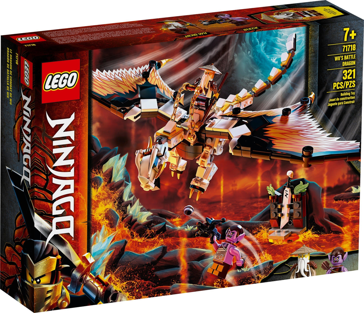 LEGO Ninjago: Wu's Battle Dragon (71718) - New Sealed - box front