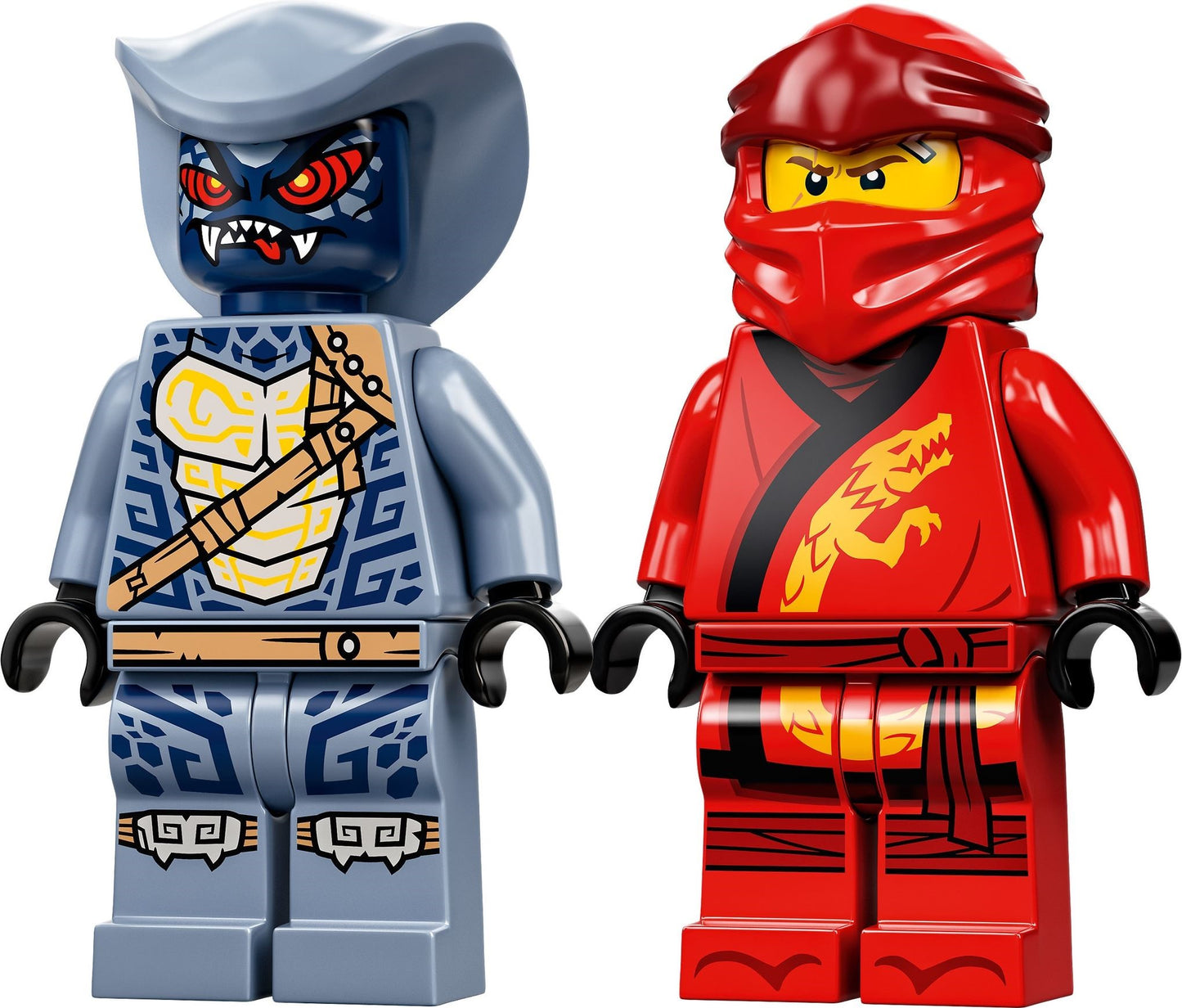 LEGO Ninjago: NINJAGO Legacy Kai’s Blade Cycle 71734 Ninja Motorcycle Playset Building Kit, Featuring NINJAGO Kai and a Snake; New 2021 (54 Pieces) (71734) - New Sealed - built set