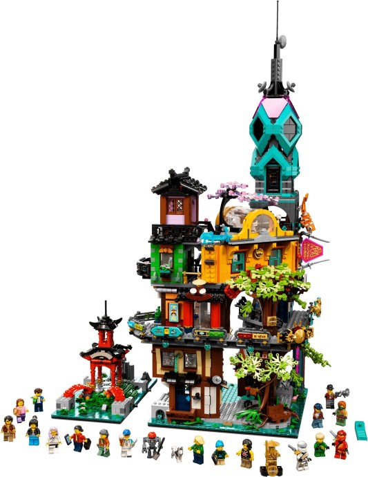 LEGO Ninjago: Ninjago City Gardens (71741) - New Sealed - play features