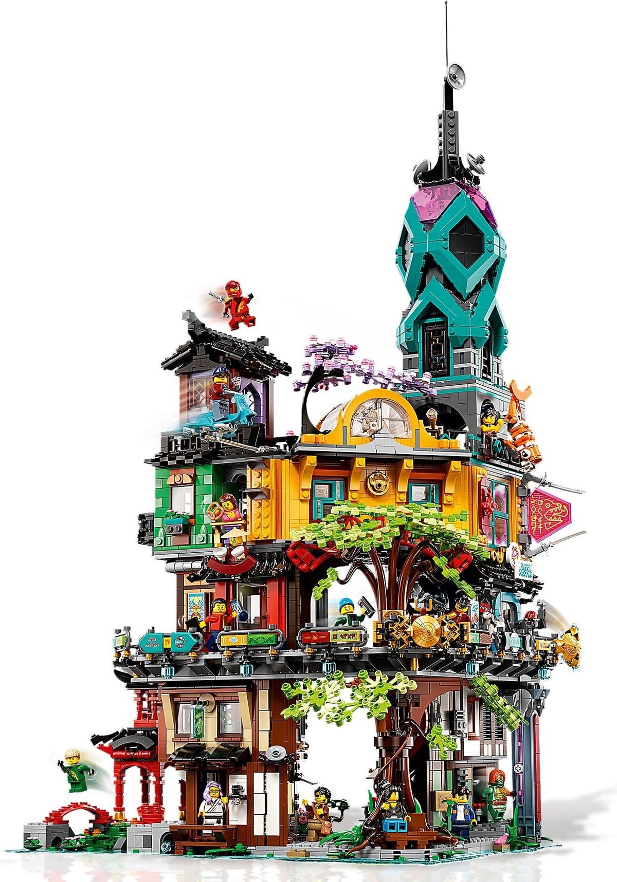 LEGO Ninjago: Ninjago City Gardens (71741) - New Sealed - minifigures