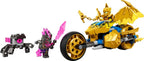 LEGO Ninjago: Jay's Golden Dragon Motorbike (71768) - New Sealed - play features