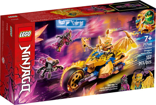 LEGO Ninjago: Jay's Golden Dragon Motorbike (71768) - New Sealed - box front
