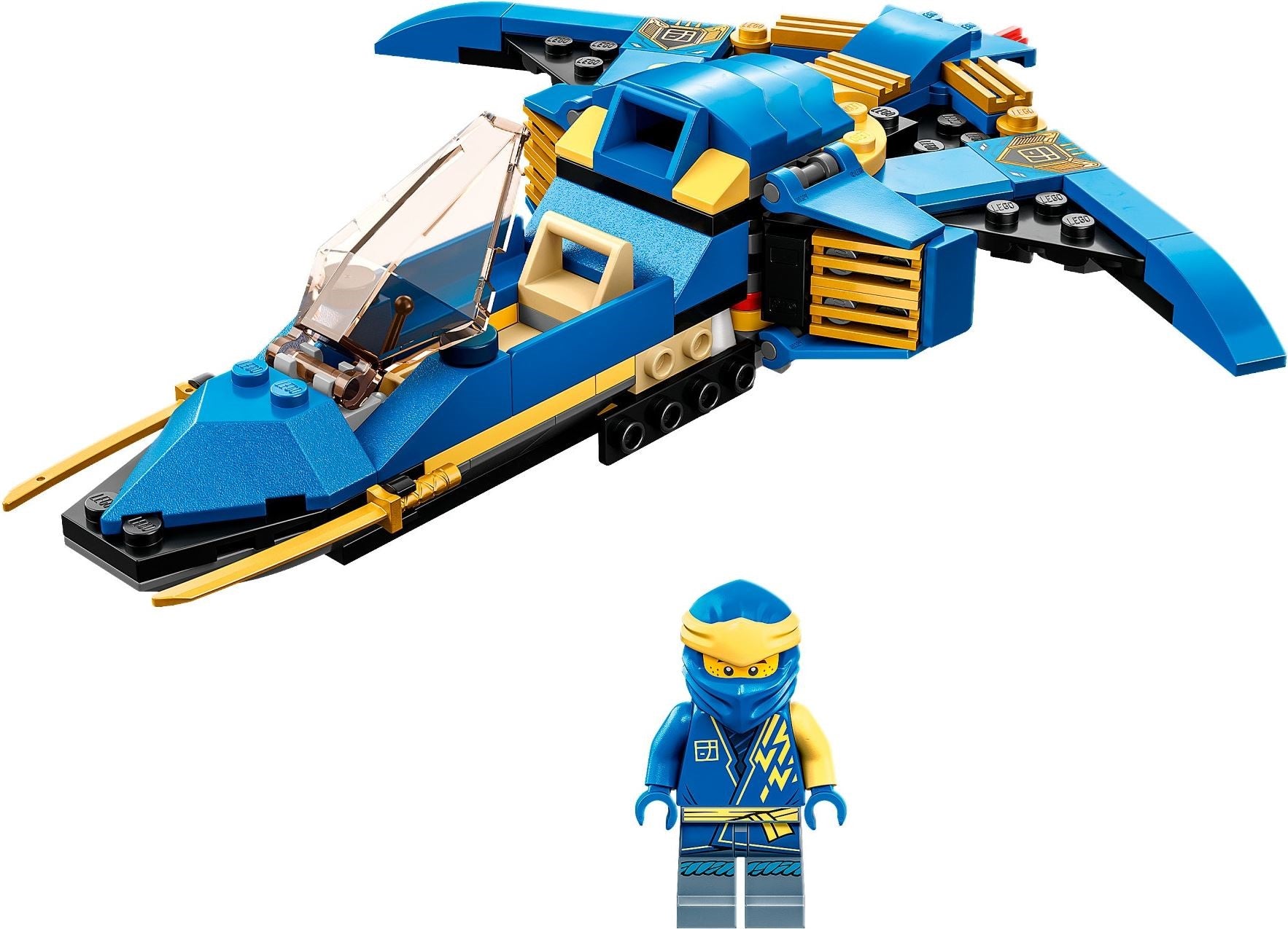 LEGO Ninjago: Jay's Lightning Jet EVO (71784) - New Sealed - built set