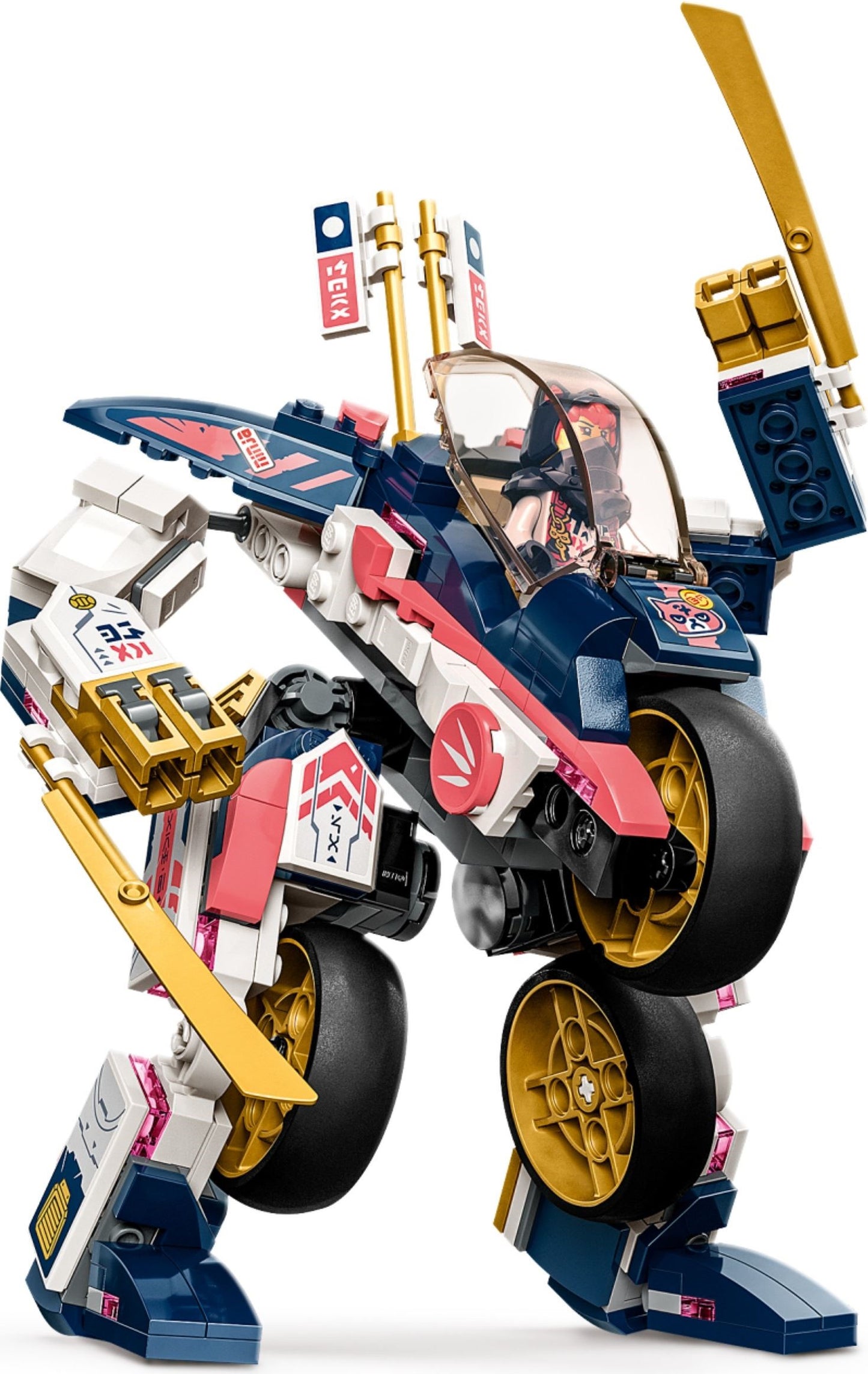 LEGO Ninjago: Sora's Transforming Mech Bike Racer (71792) - New Sealed - minifigures