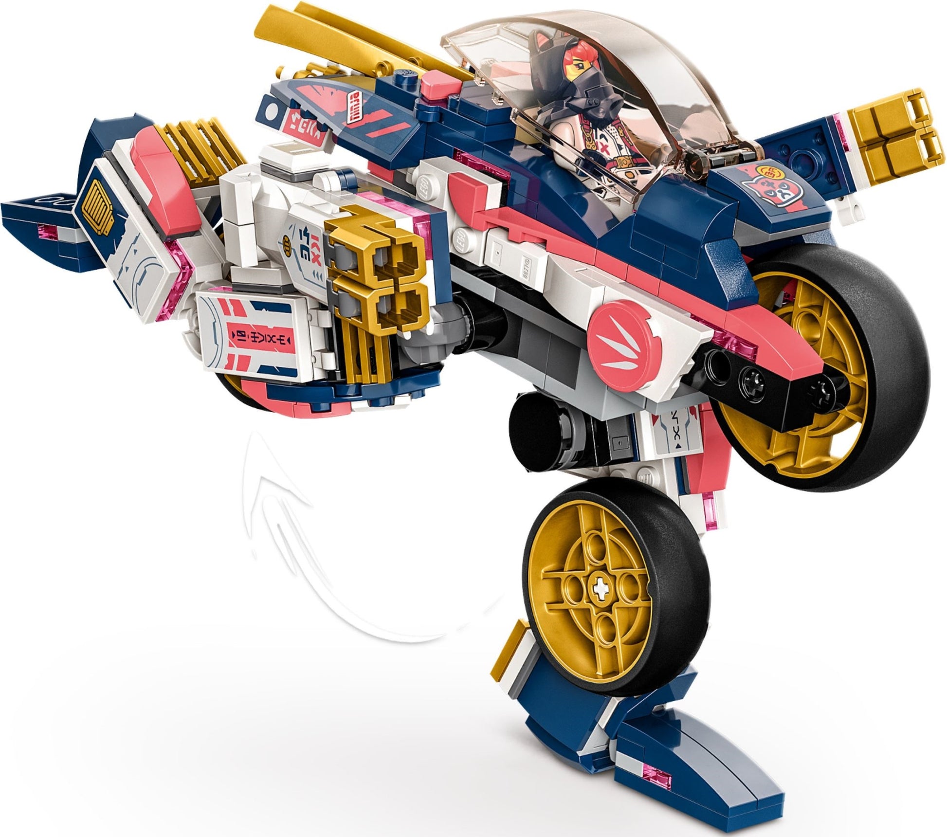 LEGO Ninjago: Sora's Transforming Mech Bike Racer (71792) - New Sealed - set details