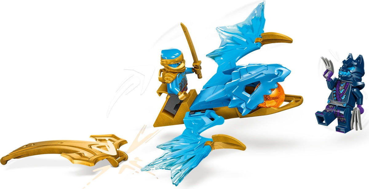 LEGO Ninjago: NINJAGO Nya’s Rising Dragon Strike Model, Toy Figure Building Set for 6 Plus Year Old Girls, Boys & Kids with Ninja Character Nya Minifigure and Katana Sword Accessory, Birthday Gift Idea 71802 (71802) - New Sealed - built set
