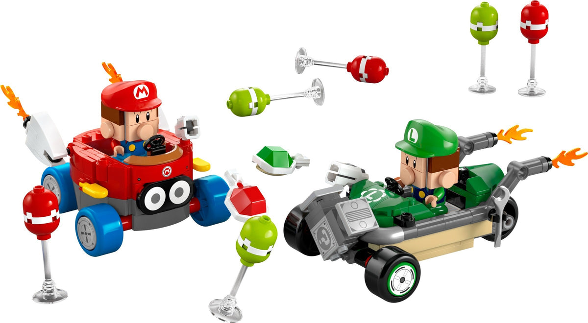 LEGO Super Mario: Mario Kart – Baby Mario vs. Baby Luigi (72034) - New Sealed - box front