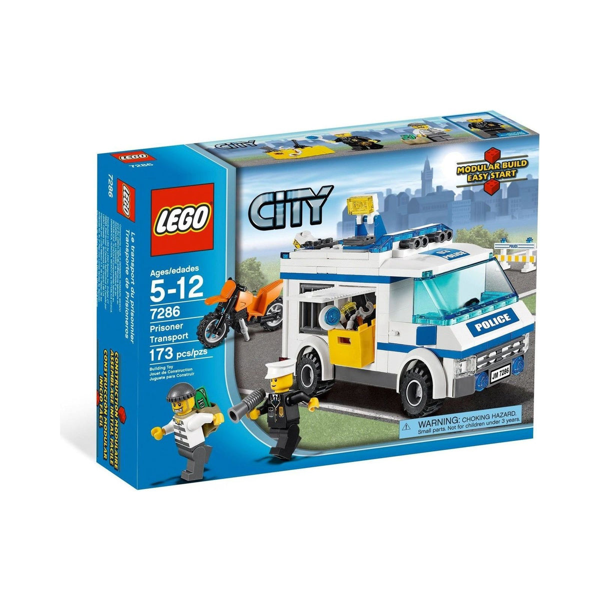 LEGO City: ®City 7286 : Prisoner Transport (7286) - New Sealed - built set