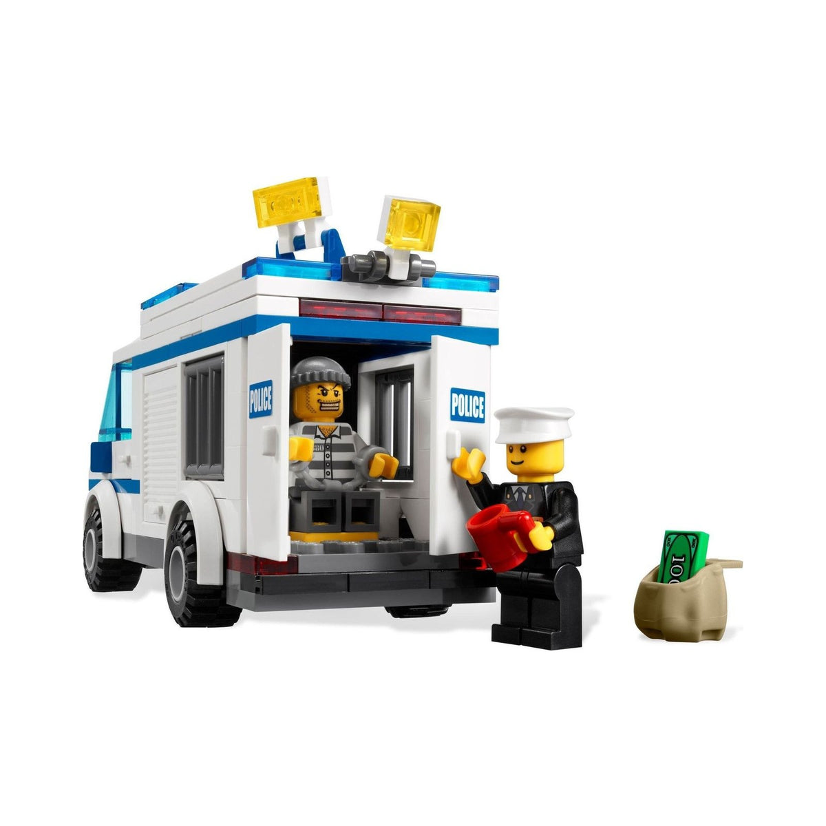 LEGO City: ®City 7286 : Prisoner Transport (7286) - New Sealed - minifigures