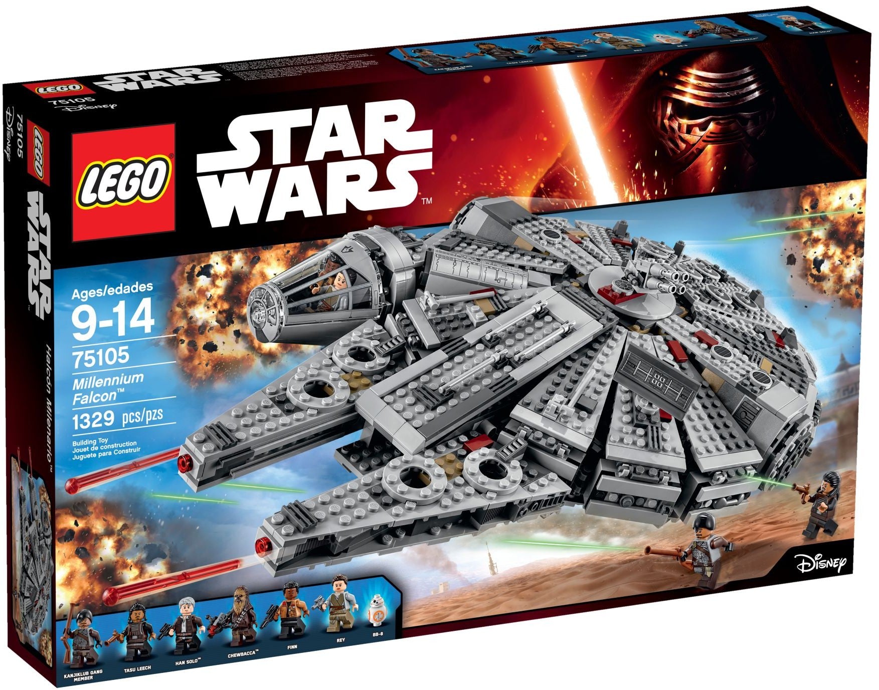 LEGO Star Wars: Millennium Falcon (75105) - Complete - built set
