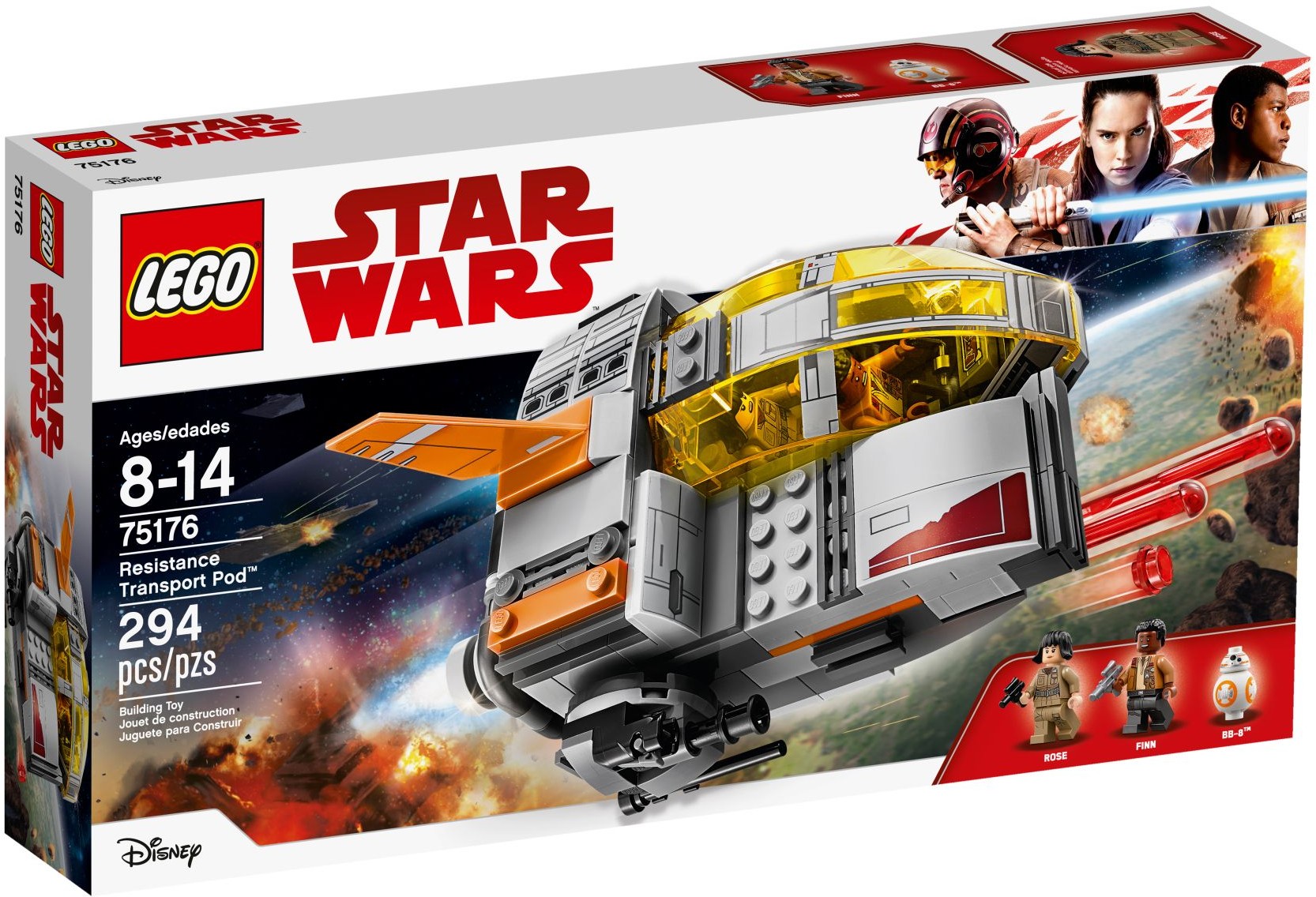 LEGO Star Wars: Resistance Transport Pod (75176) - New Sealed - box front