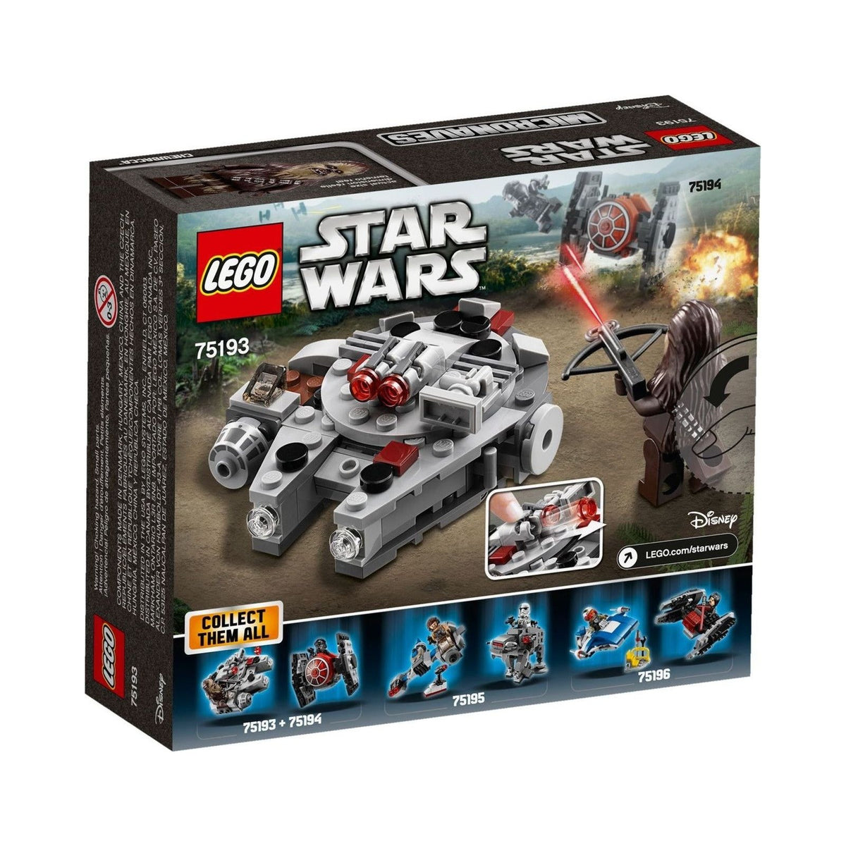 LEGO Star Wars: Millennium Falcon Microfighter (75193) - New Sealed - built set