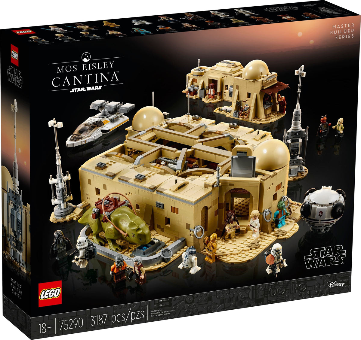 LEGO Star Wars: Star Wars Master Builder Series Mos Eisley Cantina (75290) - New Sealed - box front