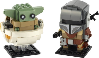 LEGO Brickheadz: The Mandalorian & The Child (75317) - New Sealed - play features