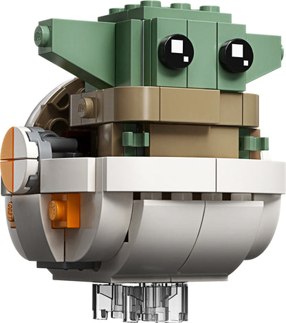LEGO Brickheadz: The Mandalorian & The Child (75317) - New Sealed - rear view
