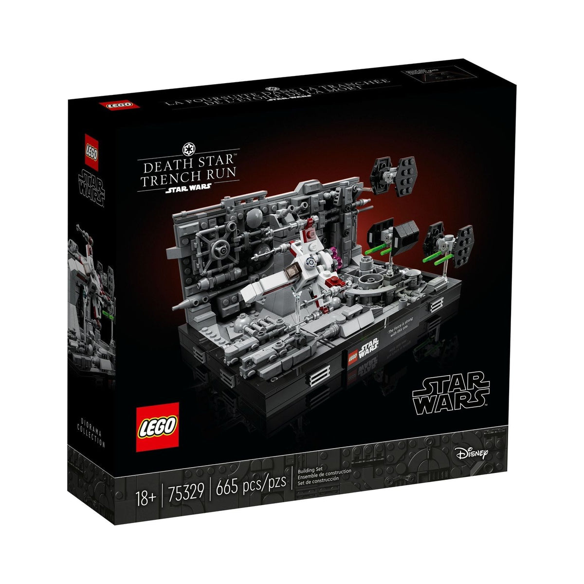 LEGO Star Wars: Death Star Trench Run Diorama (75329) - New Sealed - box front