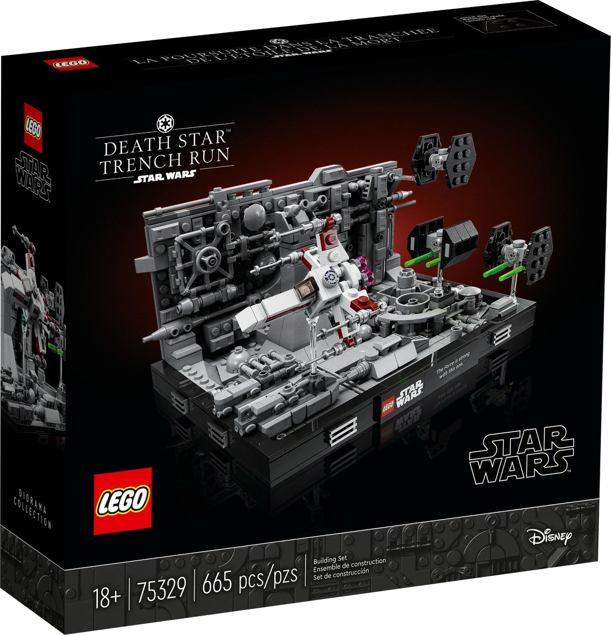 LEGO Star Wars: Death Star Trench Run Diorama (75329) - New Sealed - box front