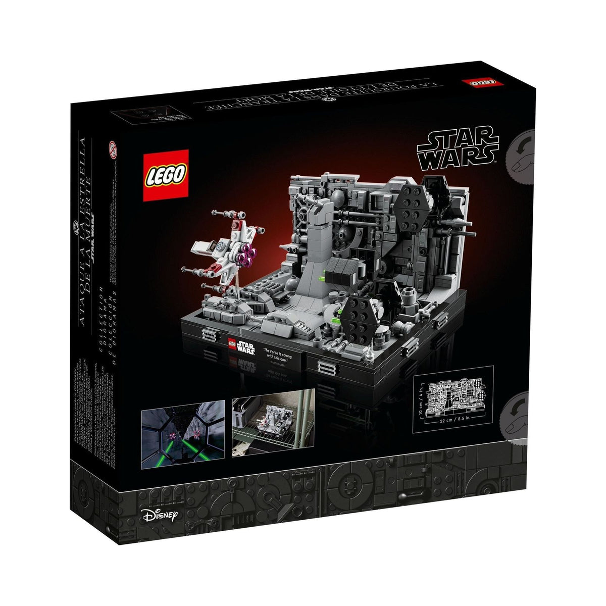 LEGO Star Wars: Death Star Trench Run Diorama (75329) - New Sealed - built set