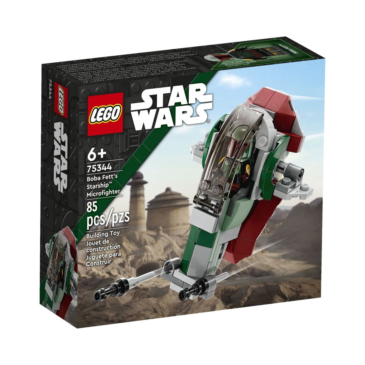 LEGO Star Wars: Boba Fett's Starship Microfighter (75344) - New Sealed - box front