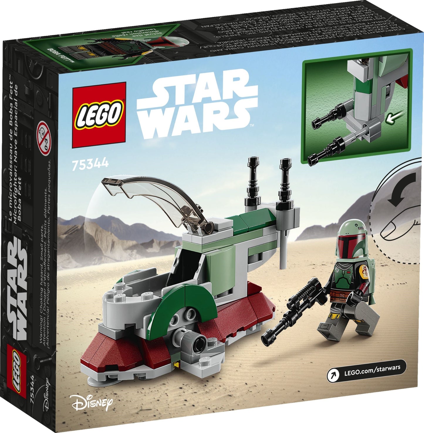LEGO Star Wars: Boba Fett's Starship Microfighter (75344) - New Sealed