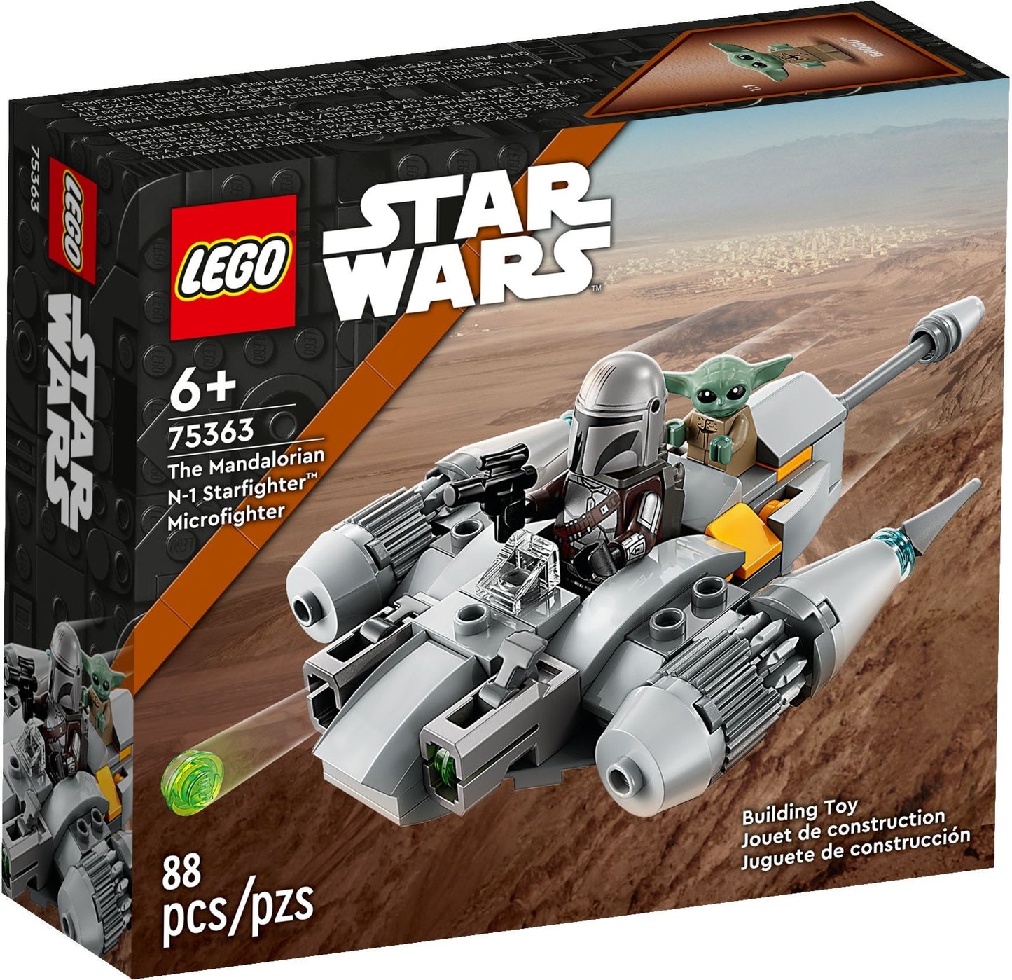 LEGO Star Wars: The Mandalorian N-1 Starfighter Microfighter (75363) - New Sealed