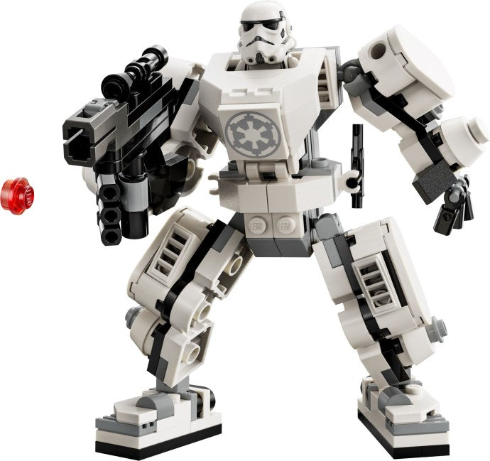 LEGO Star Wars: Star Wars Stormtrooper Mech Set, Buildable Action Figure Model with Jointed Parts, Minifigure Cockpit and Large Stud-Shooter, Collectible Toy for Kids Aged 6 and Up 75370 (75370) - New Sealed - set details