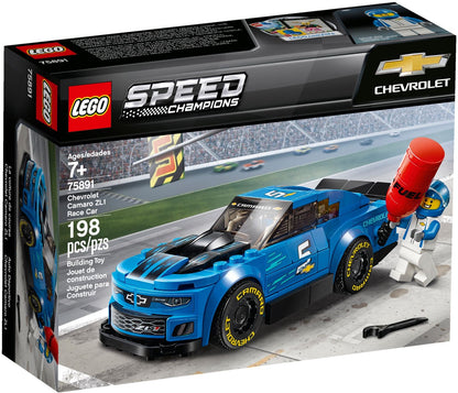 LEGO Speed Champions: 75891 Speed Champions Chevrolet Camaro ZL1 Race Car Collectible (75891) - New Sealed - box front